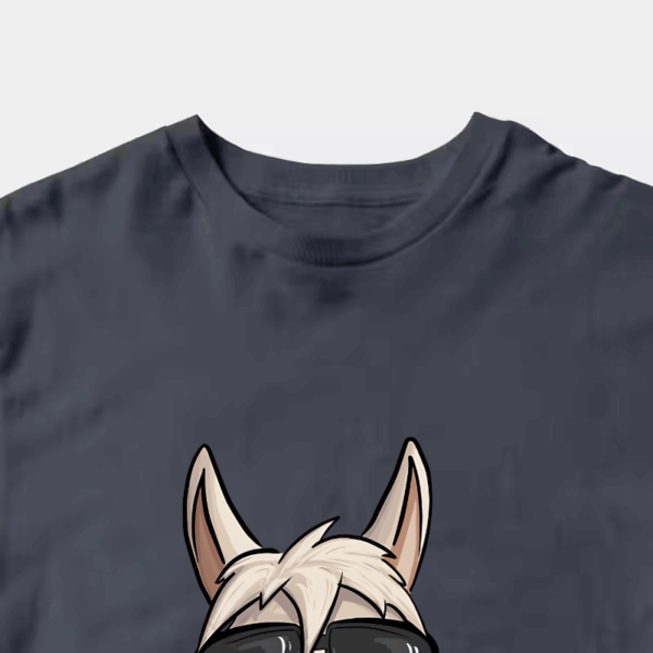 No ProbLlama Funky Alpaca Hipster Llama With Glasses Unisex T-Shirt