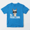 No ProbLlama Funky Alpaca Hipster Llama With Glasses Unisex T-Shirt