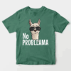 No ProbLlama Funky Alpaca Hipster Llama With Glasses Unisex T-Shirt