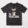 No ProbLlama Funky Alpaca Hipster Llama With Glasses Unisex T-Shirt