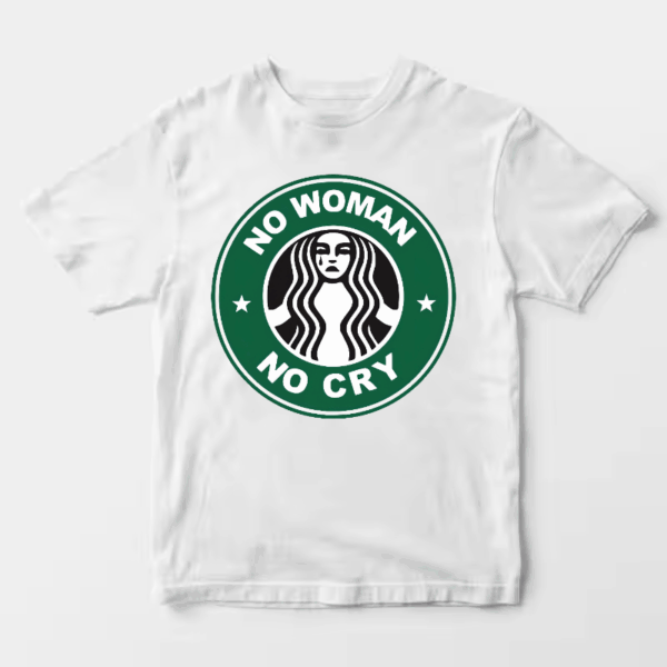 No Woman No Cry Chill Brew Vibes Coffee Unisex T-Shirt