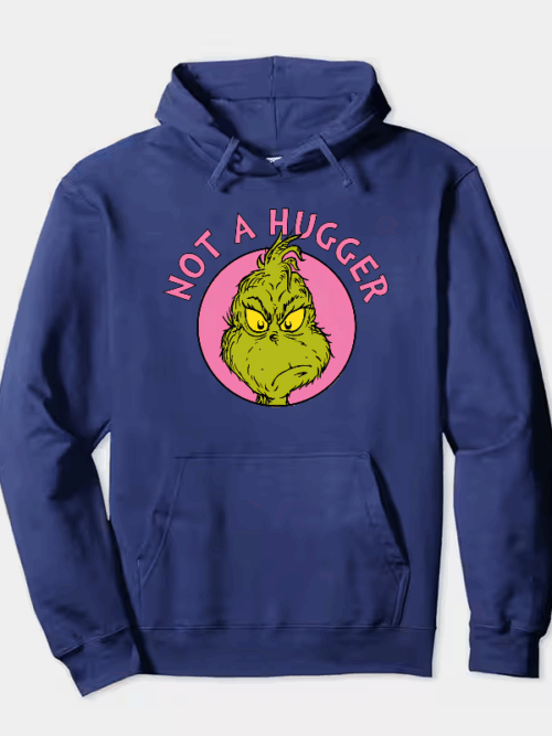 Not a Hugger – Grinch Anti-Social Mood Hoodie