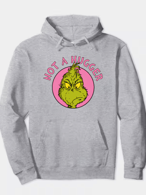 Not a Hugger – Grinch Anti-Social Mood Hoodie