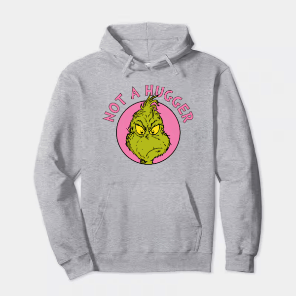 Not a Hugger – Grinch Anti-Social Mood Hoodie