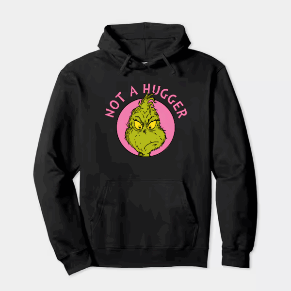 Not a Hugger – Grinch Anti-Social Mood Hoodie
