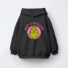 Not a Hugger – Grinch Anti-Social Mood Kids Hoodie