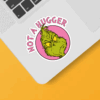 Not a Hugger – Grinch Anti-Social Mood Sticker