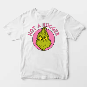 Men’s Not a Hugger – Grinch Anti-Social Mood Unisex T-Shirt