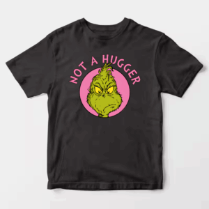 Men’s Not a Hugger – Grinch Anti-Social Mood Unisex T-Shirt