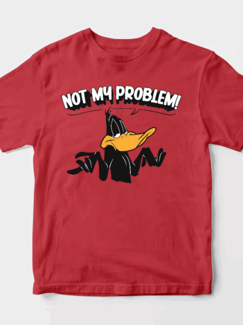 Not My Problem Daffy Duck Attitude Unisex T-Shirt