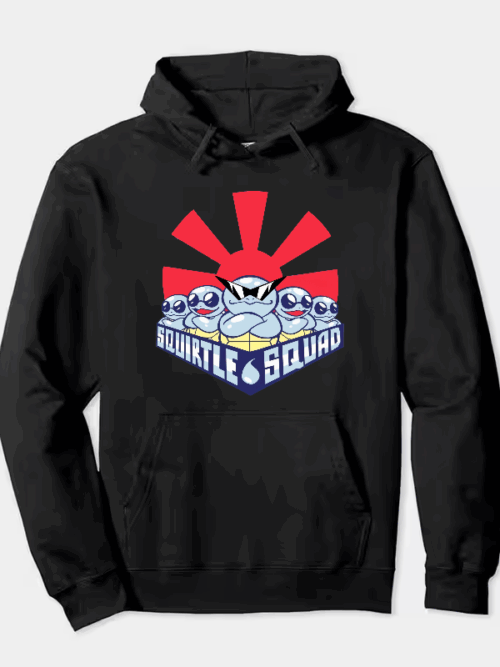 OG Squirtle Squad – Classic Pokémon Rebel Hoodie