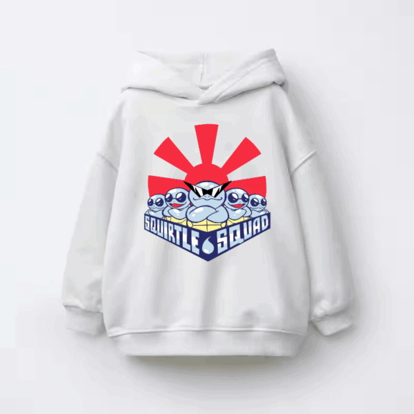 OG Squirtle Squad – Classic Pokémon Rebel Kids Hoodie