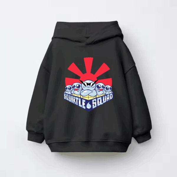OG Squirtle Squad – Classic Pokémon Rebel Kids Hoodie