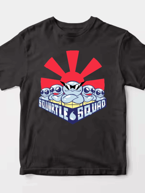 OG Squirtle Squad – Classic Pokémon Rebel Unisex T-Shirt