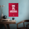 One Nil to the Arsenal Victory Poster