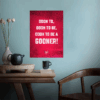 Ooh to Be a Gooner Arsenal Pride Poster
