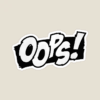 Oops Glitch Moment Sticker