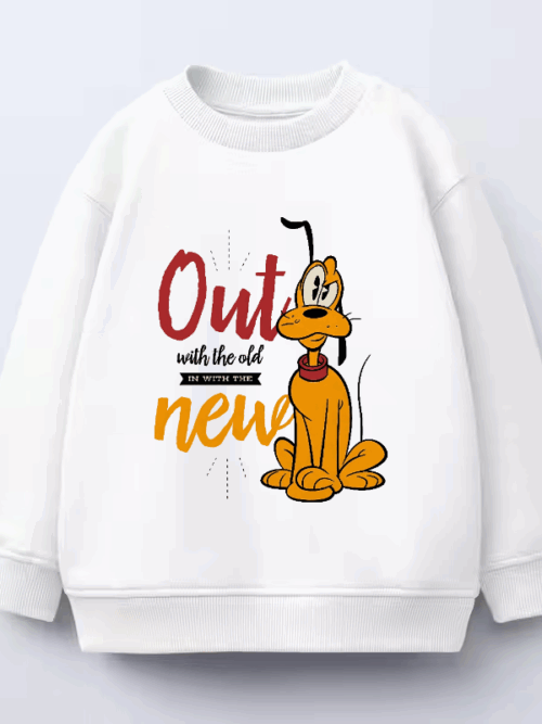 Out With the Old In With the New Pluto Vibes Crewneck Sweatshirt