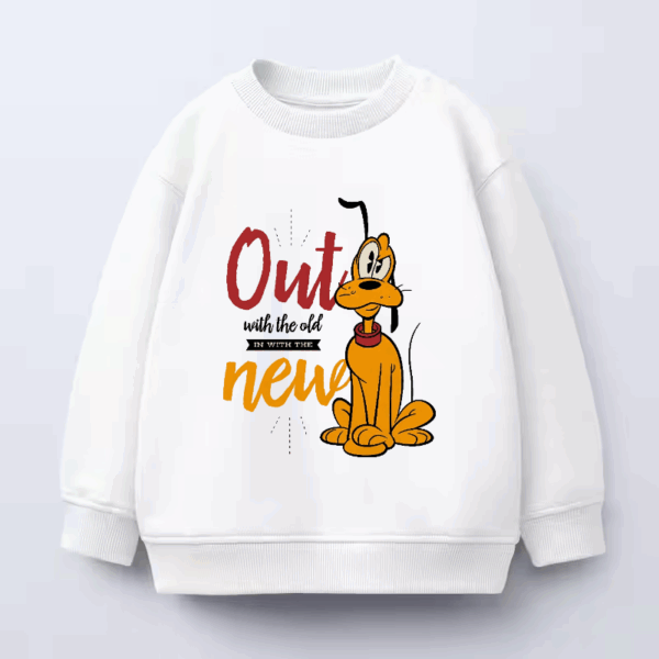 Out With the Old In With the New Pluto Vibes Crewneck Sweatshirt