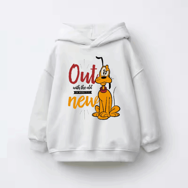 Out With the Old In With the New Pluto Vibes Kids Hoodie