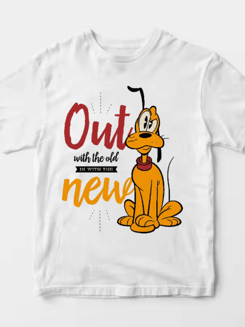 Out With the Old In With the New Pluto Vibes Unisex T-Shirt