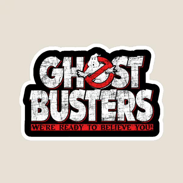 Paranormal Team in Action Ghostbusters Sticker Paranormal Team in Action Ghostbusters Sticker