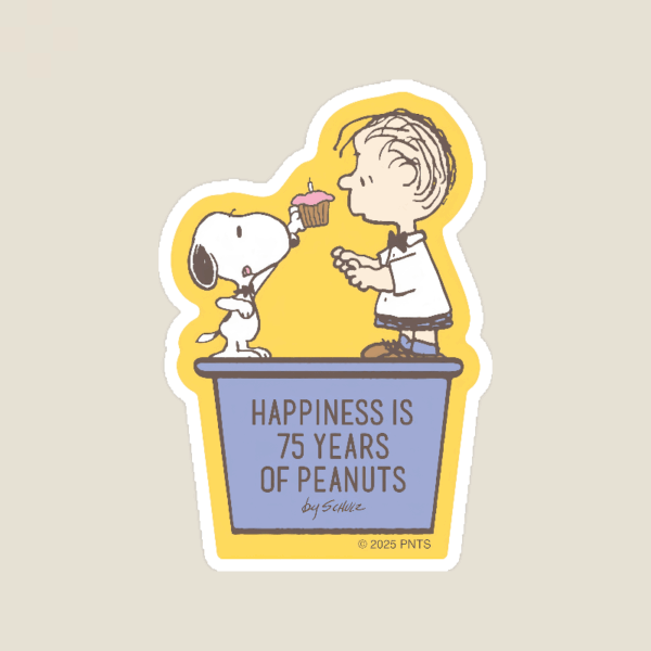 Peanuts 75 Years of Joy Sticker Peanuts 75 Years of Joy Sticker