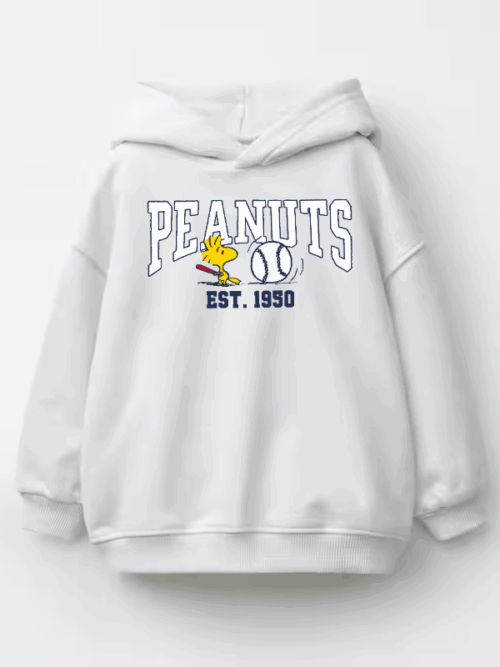 Peanuts Baseball Classic 1950 Game Day Kids Hoodie