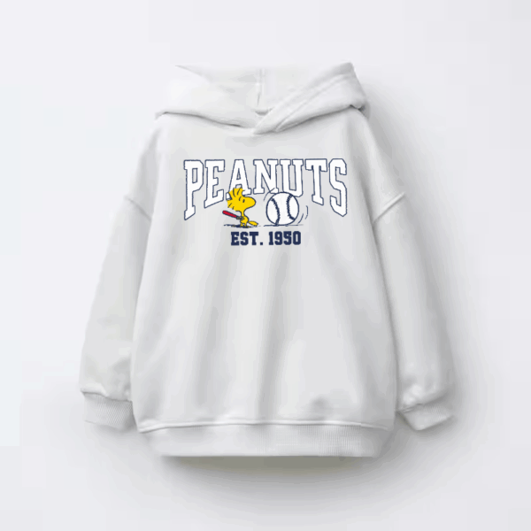 Peanuts Baseball Classic 1950 Game Day Kids Hoodie