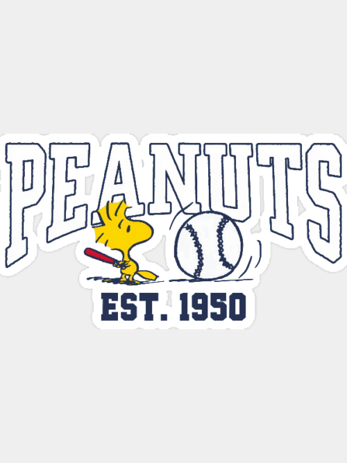 Peanuts Baseball Classic 1950 Game Day Sticker