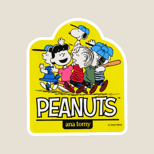 Peanuts League Classic Baseball Sticker Peanuts League Classic Baseball Sticker