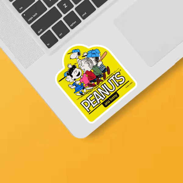 Peanuts League Classic Baseball Sticker Peanuts League Classic Baseball Sticker