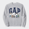Peanuts Snoopy and Gang Classic Cartoon Crewneck Sweatshirt