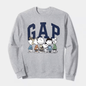 Peanuts Snoopy and Gang Classic Cartoon Crewneck Sweatshirt