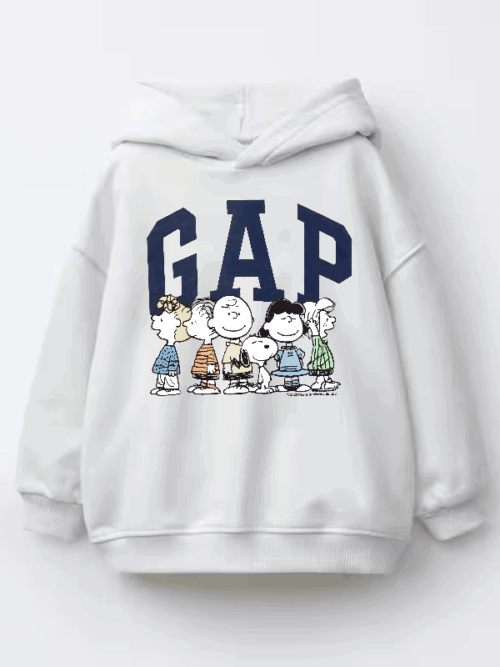 Peanuts Snoopy and Gang Classic Cartoon Kids Hoodie