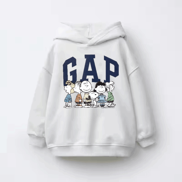 Peanuts Snoopy and Gang Classic Cartoon Kids Hoodie