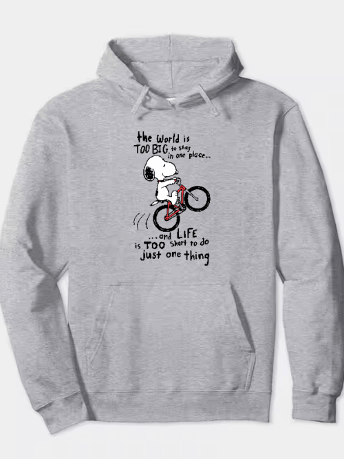 Peanuts Snoopy BMX Trick Adventure Hoodie