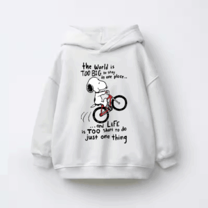 Peanuts Snoopy BMX Trick Adventure Kids Hoodie