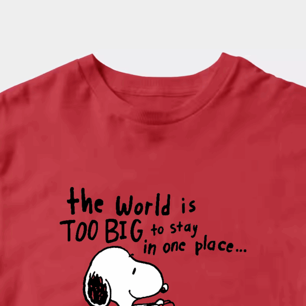 Peanuts Snoopy BMX Trick Adventure Unisex T-Shirt