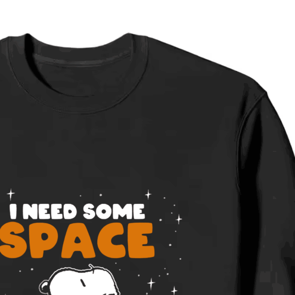 Peanuts Snoopy Floating in Space Cosmic Escape Crewneck Sweatshirt