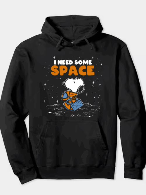 Peanuts Snoopy Floating in Space Cosmic Escape Hoodie