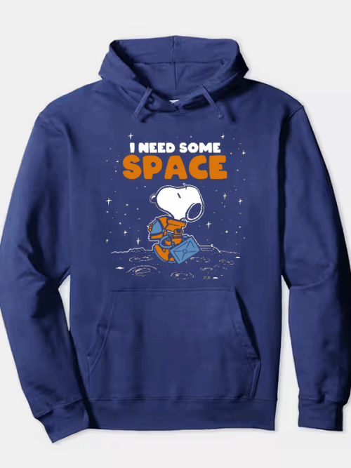 Peanuts Snoopy Floating in Space Cosmic Escape Hoodie
