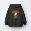 Peanuts Snoopy Floating in Space Cosmic Escape Kids Hoodie