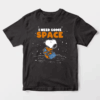 Peanuts Snoopy Floating in Space Cosmic Escape Unisex T-Shirt