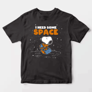 Peanuts Snoopy Floating in Space Cosmic Escape Unisex T-Shirt