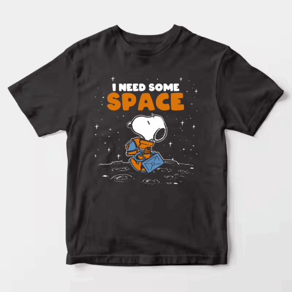 Peanuts Snoopy Floating in Space Cosmic Escape Unisex T-Shirt