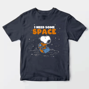 Peanuts Snoopy Floating in Space Cosmic Escape Unisex T-Shirt