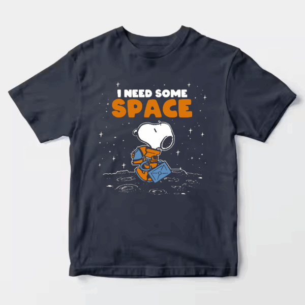 Peanuts Snoopy Floating in Space Cosmic Escape Unisex T-Shirt