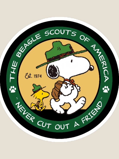 Peanuts Snoopy Woods Explorer Sticker