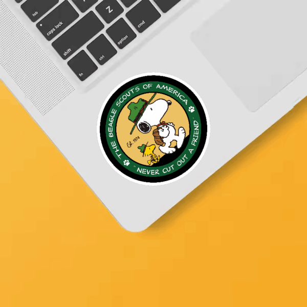Peanuts Snoopy Woods Explorer Sticker